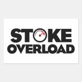 Sticker Rectangulaire Stoke Overload Meter (Devant)