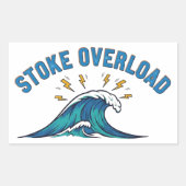 Sticker Rectangulaire Stoke Overload Wave (Devant)