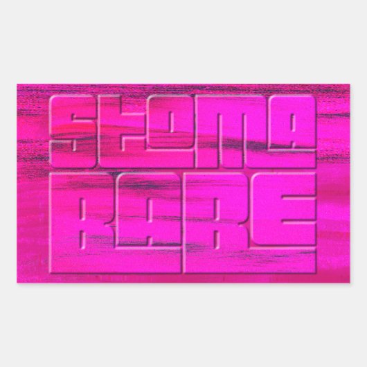 Sticker Rectangulaire Stoma Babe (Devant)