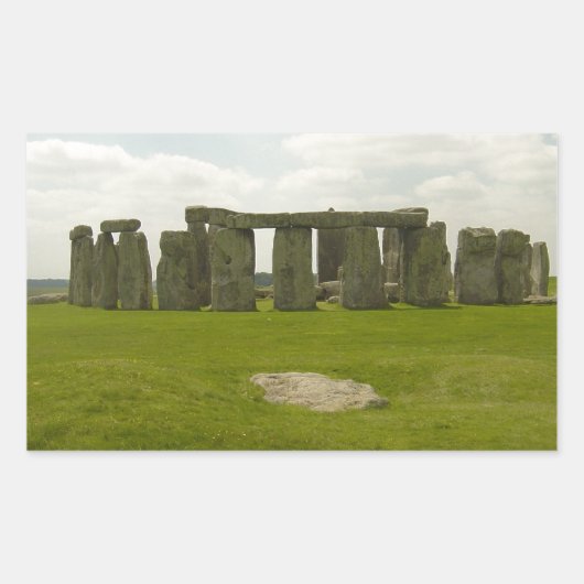 Sticker Rectangulaire Stonehenge (Devant)