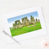 Sticker Rectangulaire Stonehenge antique Stones debout en Art d'été (Enveloppe)