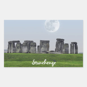 Sticker Rectangulaire Stonehenge Celtic Standing Stones en Grande-Bretag