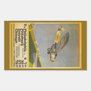 Sticker Rectangulaire Stout Airlines 