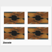 Sticker Rectangulaire Stradivari Duo (Feuille)
