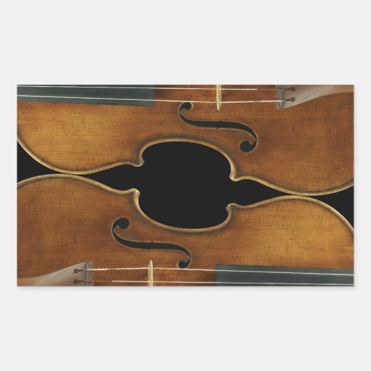 Sticker Rectangulaire Stradivari Duo (Devant)