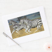 Sticker Rectangulaire Stripes de course - Zebra (Enveloppe)