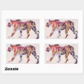 Sticker Rectangulaire Stripey (Feuille)