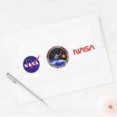 Sticker Rectangulaire STS-7 : Challenger OV-99 & Sally Ride (Enveloppe)