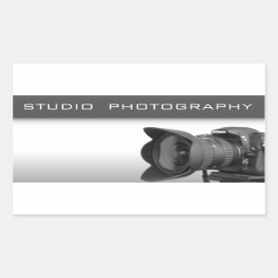 Sticker Rectangulaire Studio photo