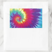 Sticker Rectangulaire Style Hippie de teinture super (Sac)
