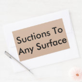 Sticker Rectangulaire Succès à n'importe quelle surface (Enveloppe)