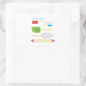 Sticker Rectangulaire Sucré artisanal (Sac)