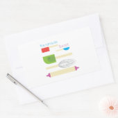 Sticker Rectangulaire Sucré artisanal (Enveloppe)