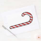 Sticker Rectangulaire Sucre de canne parties scintillant (Enveloppe)