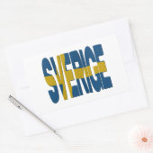 Sticker Rectangulaire Suède (Enveloppe)