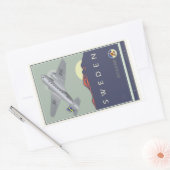 Sticker Rectangulaire Suède (Enveloppe)