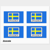 Sticker Rectangulaire Suède (Feuille)