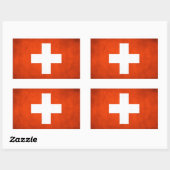 Sticker Rectangulaire Suisse (Feuille)