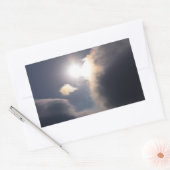 Sticker Rectangulaire Sundog Rainbow Cloud éclate vêtements et cadeaux (Enveloppe)