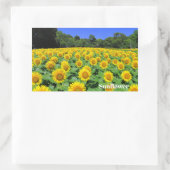 Sticker Rectangulaire Sunflower:Rectangle Seal (Sac)