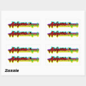 Sticker Rectangulaire Sunset Arizona (Feuille)