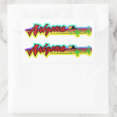 Sticker Rectangulaire Sunset Arizona (Sac)