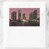 Sticker Rectangulaire Sunset light over (Sac)