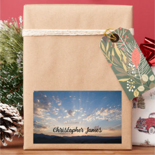 Sticker Rectangulaire Sunset Sky Personnalisé