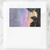 Sticker Rectangulaire Sunset Woods (Sac)