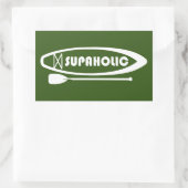 Sticker Rectangulaire Supaholic Standup Paddleboard (Sac)
