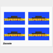 Sticker Rectangulaire Super Frum (Feuille)