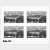 Sticker Rectangulaire Super ! Millennium Wheel" (Feuille)