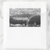 Sticker Rectangulaire Super ! Millennium Wheel" (Sac)