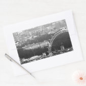 Sticker Rectangulaire Super ! Millennium Wheel" (Enveloppe)