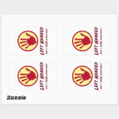 Sticker Rectangulaire Super puissance à main gauche (Feuille)