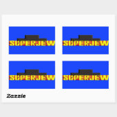 Sticker Rectangulaire SuperJew (Feuille)
