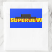 Sticker Rectangulaire SuperJew (Sac)