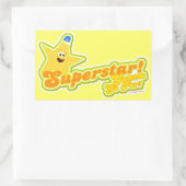 Sticker Rectangulaire Superstar Va Si Loin (Sac)