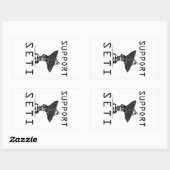Sticker Rectangulaire Support SETI (Feuille)