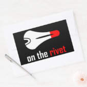 Sticker Rectangulaire Sur Le Rivet Cycling (Enveloppe)