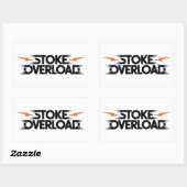Sticker Rectangulaire Surcharge d'excitation (Feuille)