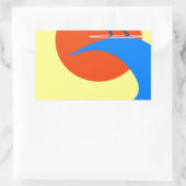 Sticker Rectangulaire Surf (Sac)