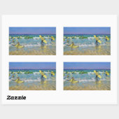 Sticker Rectangulaire Surf à St. Ives (Feuille)
