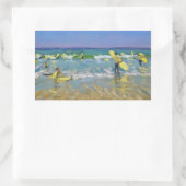 Sticker Rectangulaire Surf à St. Ives (Sac)