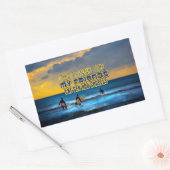 Sticker Rectangulaire Surfer citation - Tout ce dont j'ai besoin, ce son (Enveloppe)