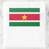 STICKER RECTANGULAIRE SURINAME (Sac)