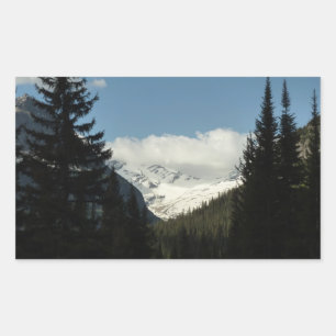 Sticker Rectangulaire Surplomb du glacier Jackson au parc national de Gl