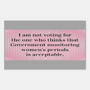 Sticker Rectangulaire Surveillance du gouvernement