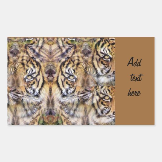 Sticker Rectangulaire Surveiller_ (Devant)