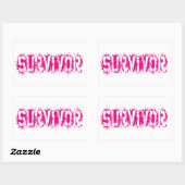 STICKER RECTANGULAIRE SURVIVANT (Feuille)